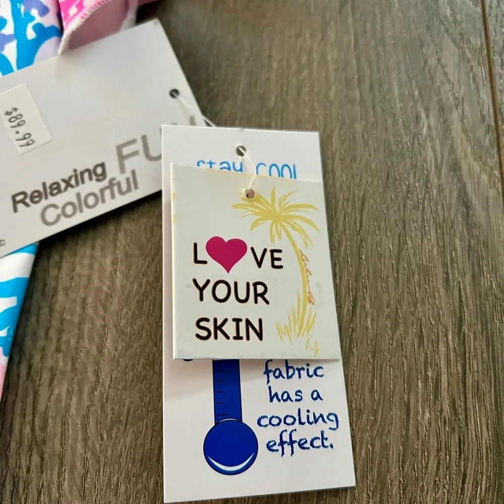 NWT Lulu B Coral Reef Print Shift Dress UPF 50 Plus Size Small new with tags​ - Picture 9 of 12